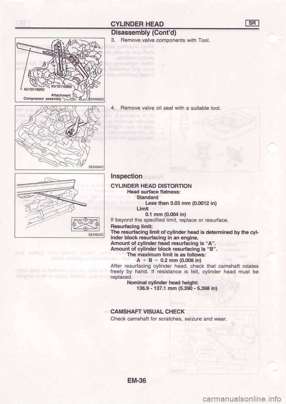 NISSAN SERENA 1992 Service Manual NISSAN SERENA 1992 Service Manual