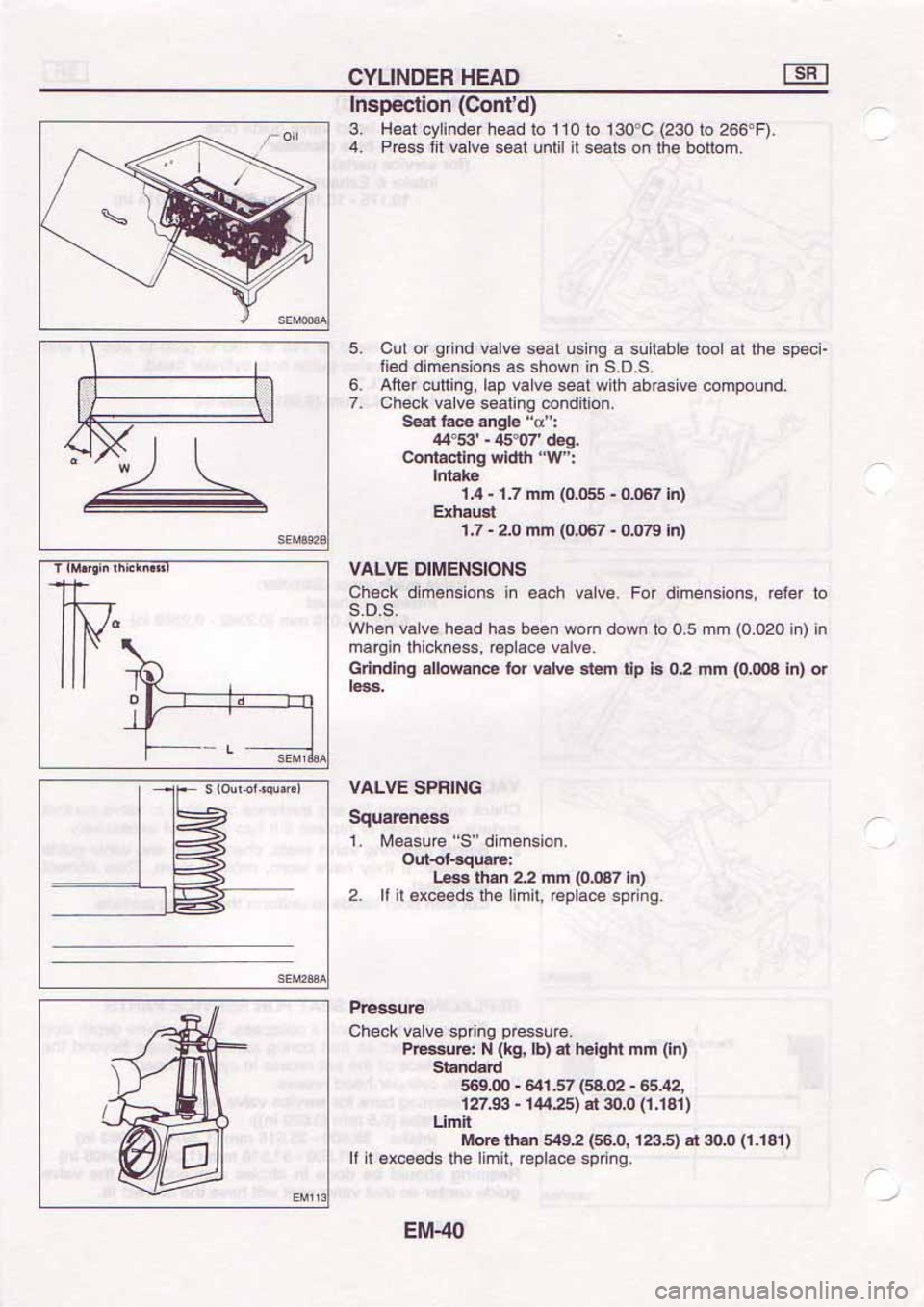NISSAN SERENA 1992 Service Manual NISSAN SERENA 1992 Service Manual