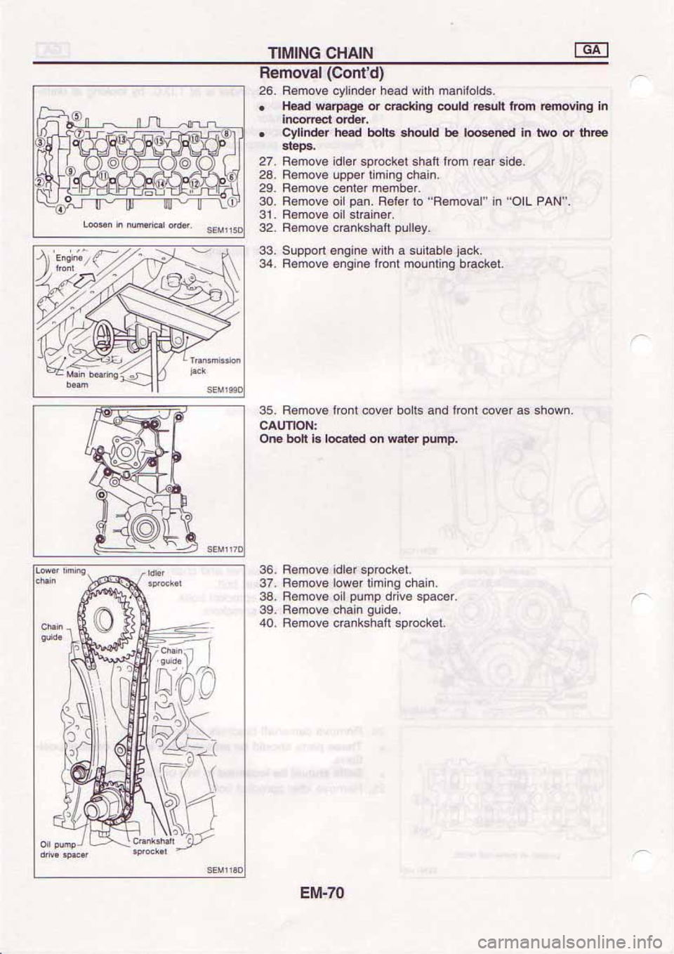 NISSAN SERENA 1992 Service Manual NISSAN SERENA 1992 Service Manual