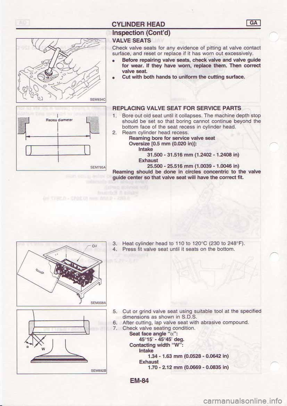 NISSAN SERENA 1992 Service Manual NISSAN SERENA 1992 Service Manual