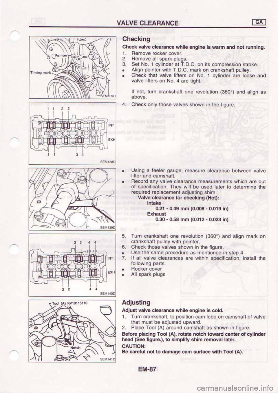 NISSAN SERENA 1992 Service Manual NISSAN SERENA 1992 Service Manual