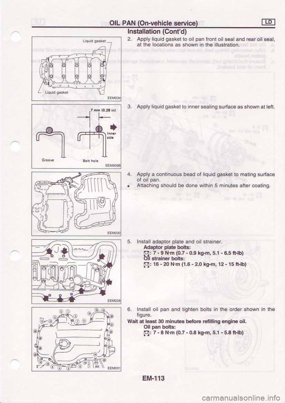 NISSAN SERENA 1992  Service Manual 