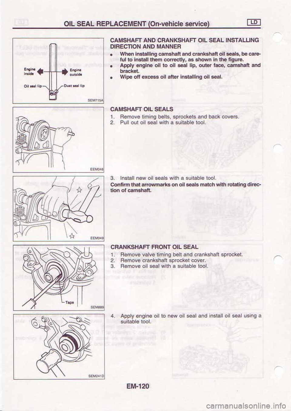 NISSAN SERENA 1992 Service Manual NISSAN SERENA 1992 Service Manual
