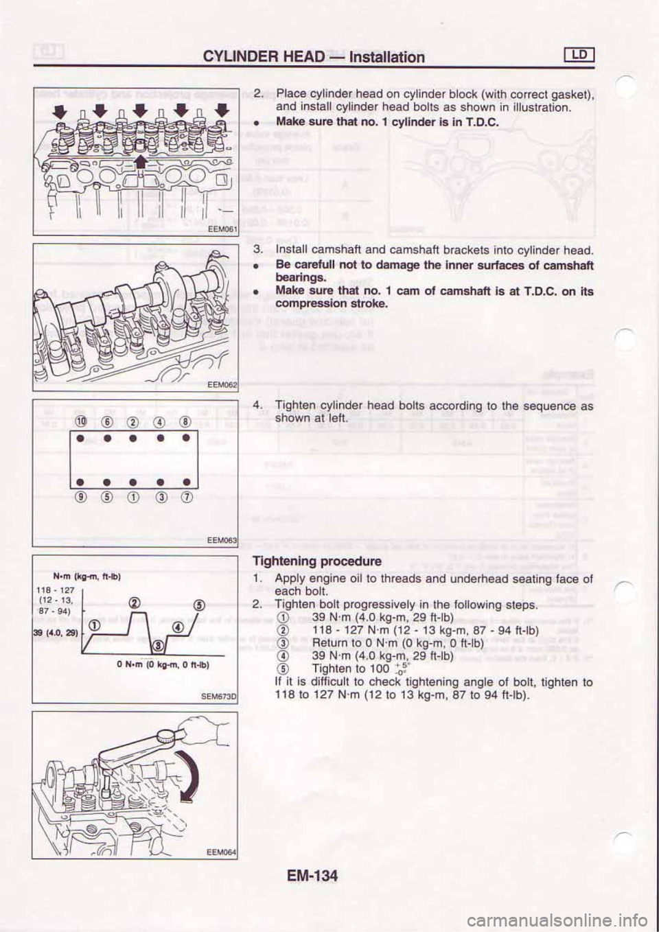 NISSAN SERENA 1992  Service Manual 