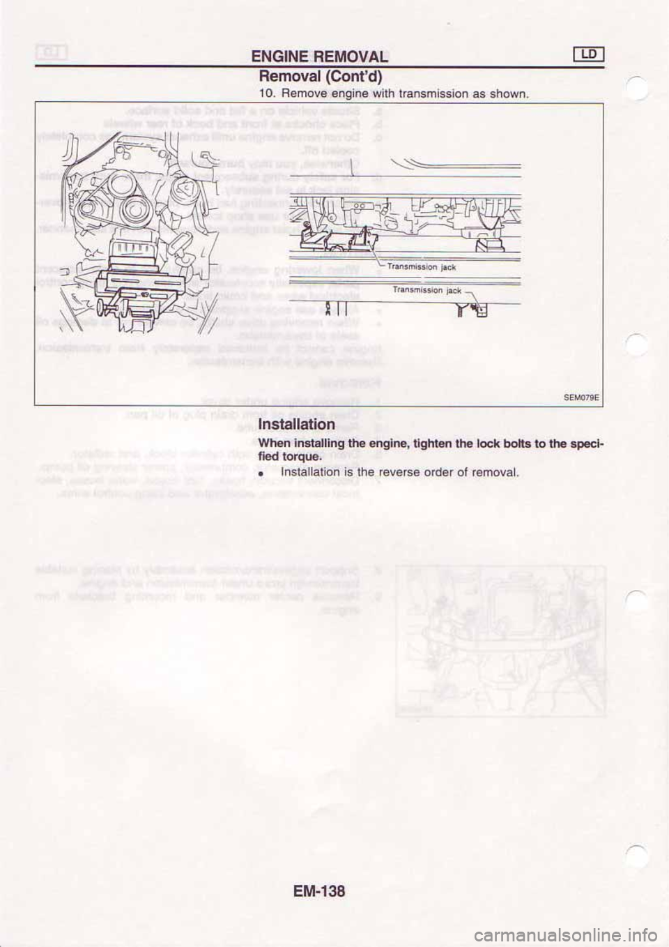 NISSAN SERENA 1992  Service Manual 