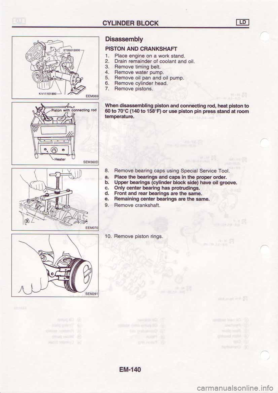 NISSAN SERENA 1992  Service Manual 