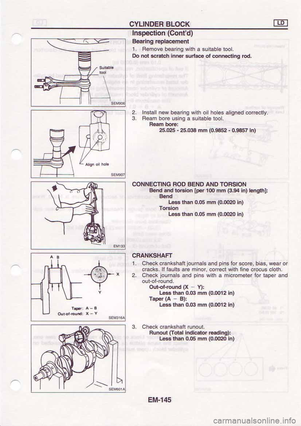 NISSAN SERENA 1992  Service Manual 