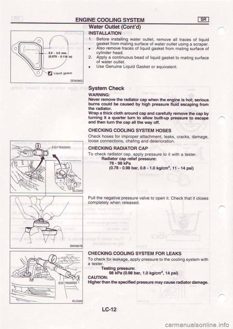 NISSAN SERENA 1992 Service Manual NISSAN SERENA 1992 Service Manual