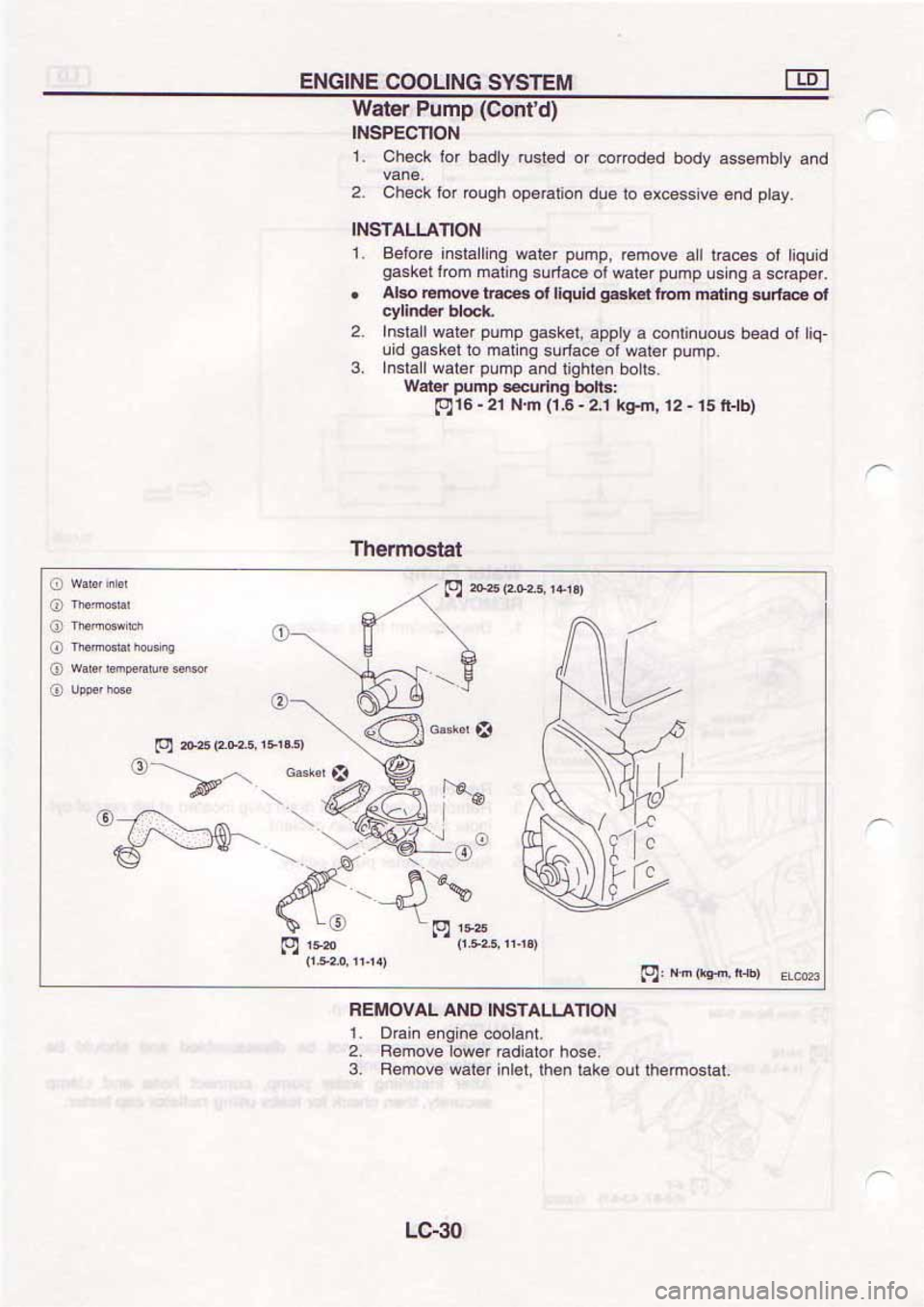 NISSAN SERENA 1992 Service Manual NISSAN SERENA 1992 Service Manual