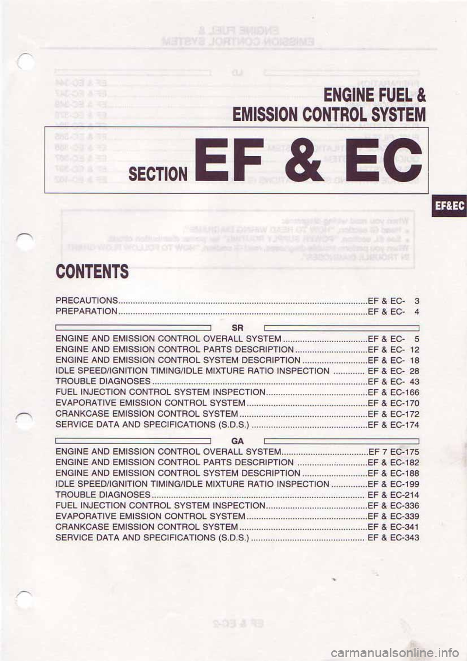 NISSAN SERENA 1992 Service Manual NISSAN SERENA 1992 Service Manual