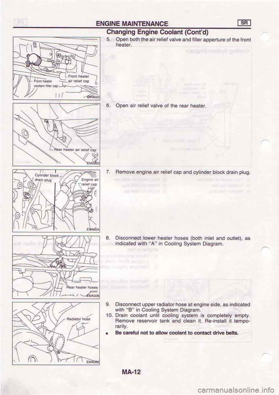 NISSAN SERENA 1992 Workshop Manual 