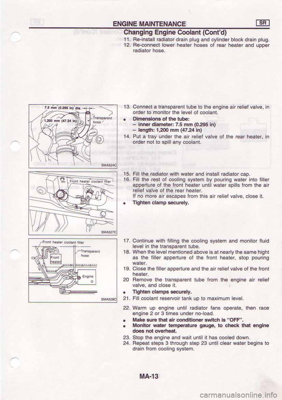 NISSAN SERENA 1992 Workshop Manual 