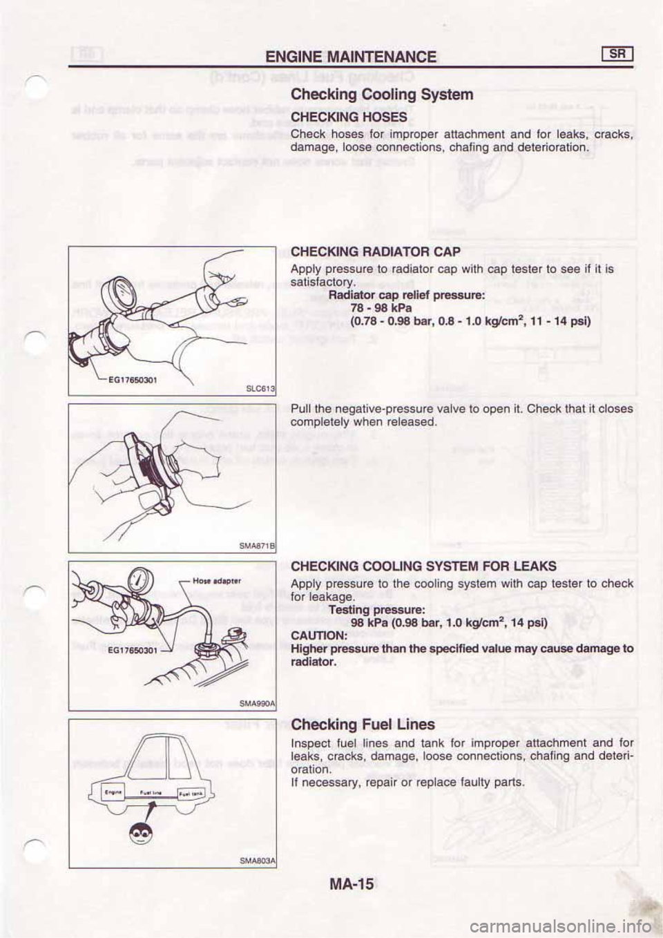 NISSAN SERENA 1992 Workshop Manual 