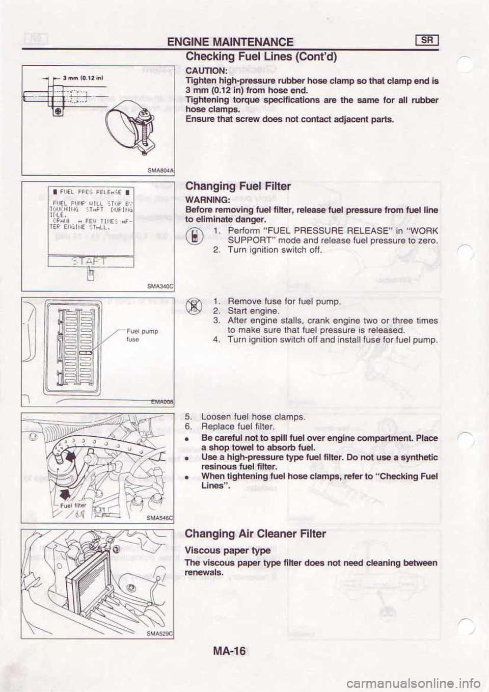 NISSAN SERENA 1992 Workshop Manual 