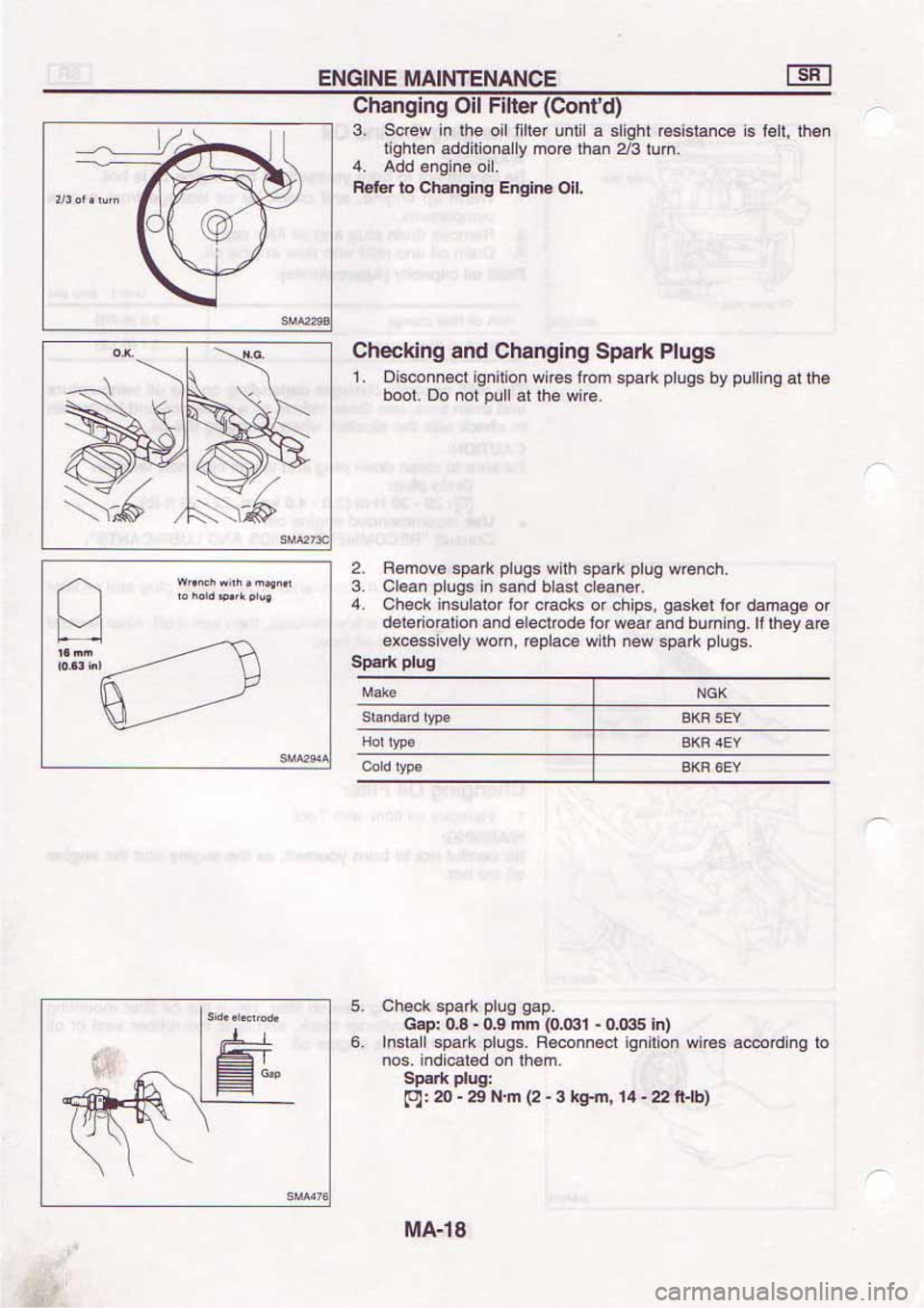 NISSAN SERENA 1992 Workshop Manual 
