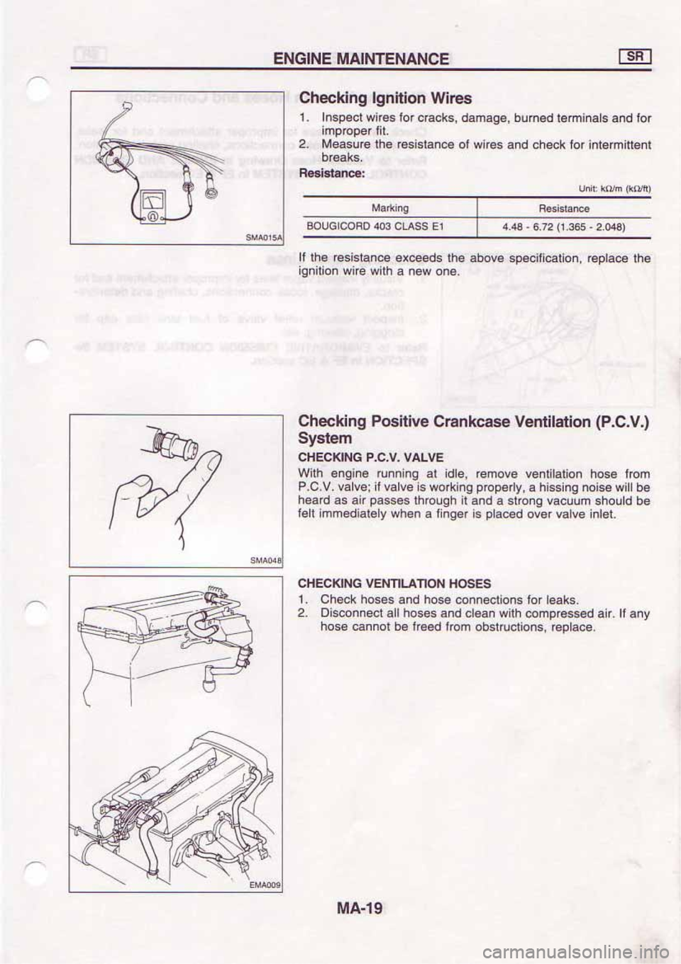 NISSAN SERENA 1992 Workshop Manual 