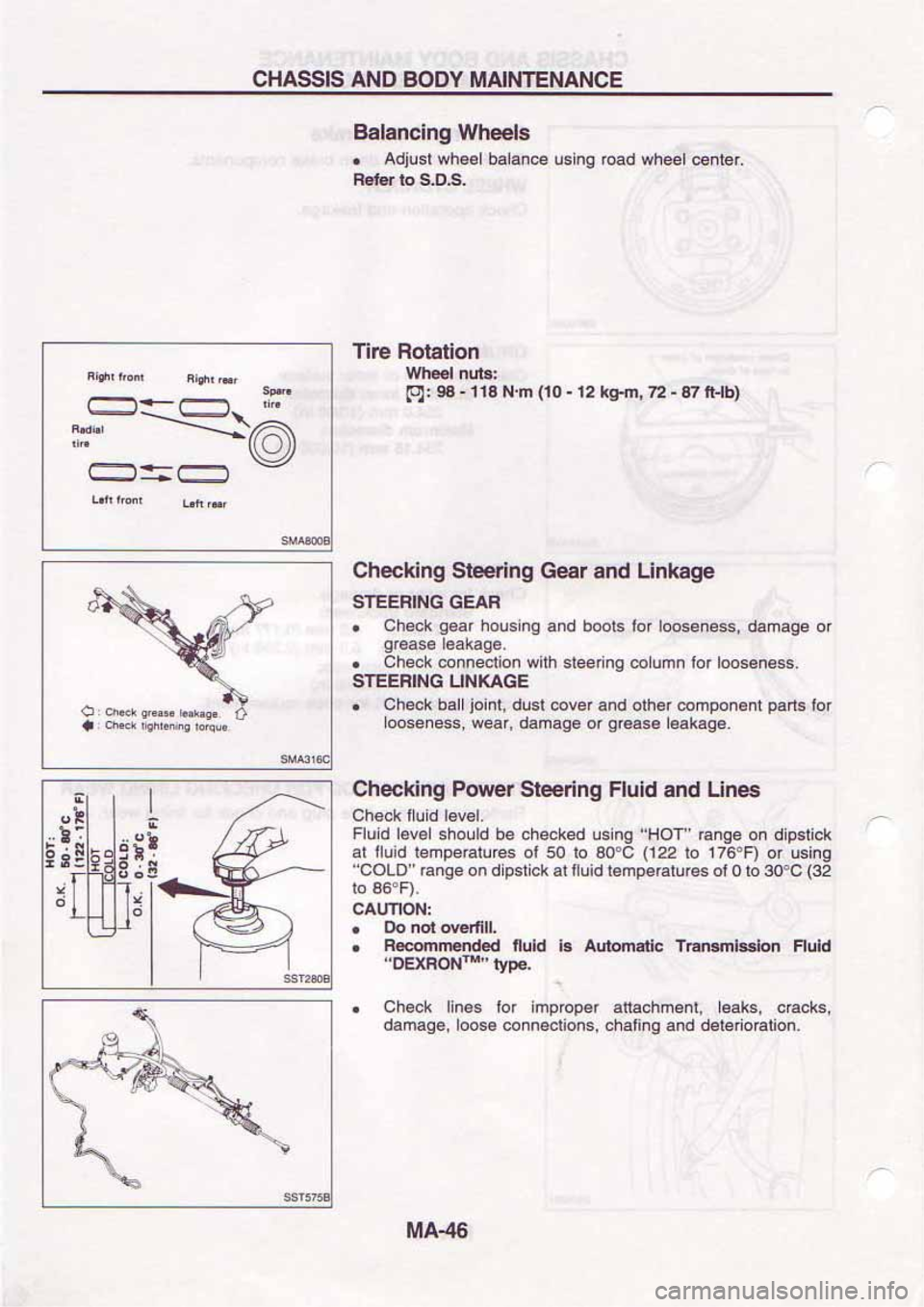 NISSAN SERENA 1992 Manual PDF NISSAN SERENA 1992 Manual PDF