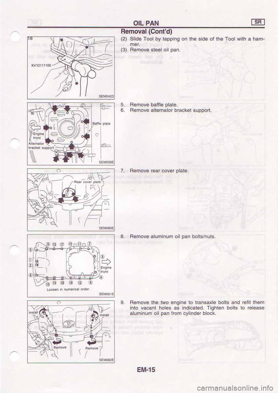 NISSAN SERENA 1992 Owners Manual NISSAN SERENA 1992 Owners Manual