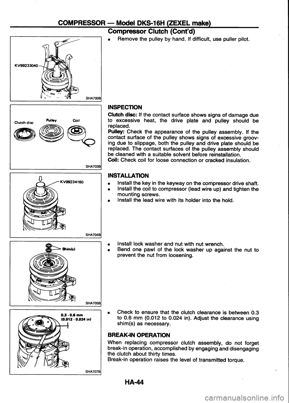 NISSAN SERENA 1993 Service Repair Manual NISSAN SERENA 1993 Service Repair Manual