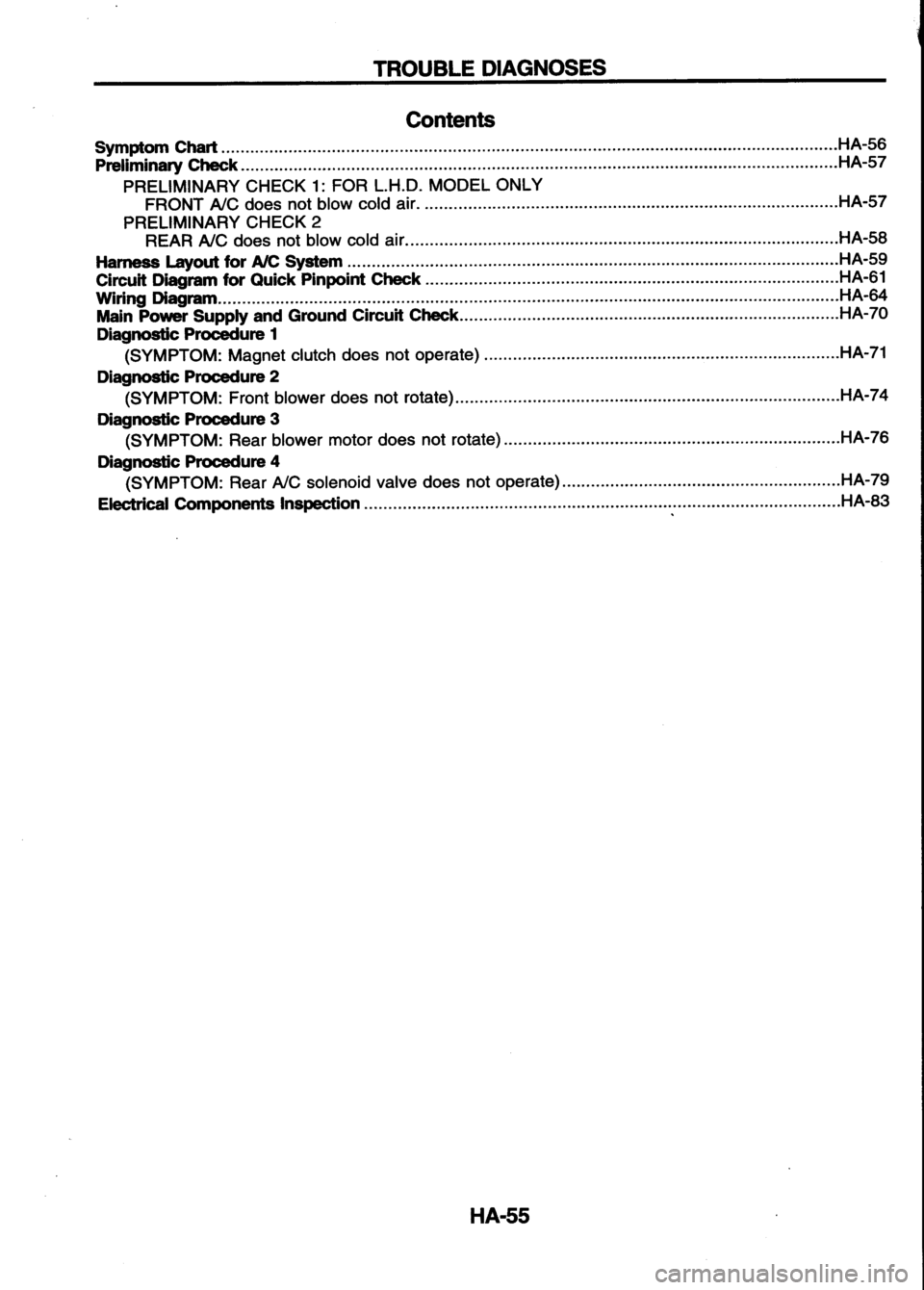 NISSAN SERENA 1993 Service Repair Manual NISSAN SERENA 1993 Service Repair Manual