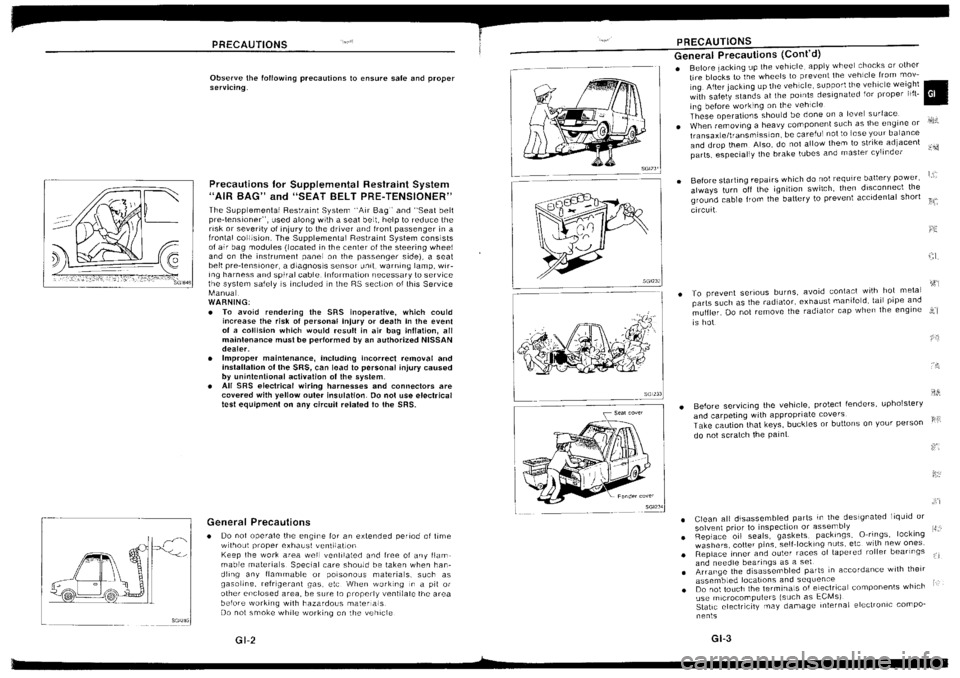 NISSAN SILVIA 1994  Service Repair Manual 