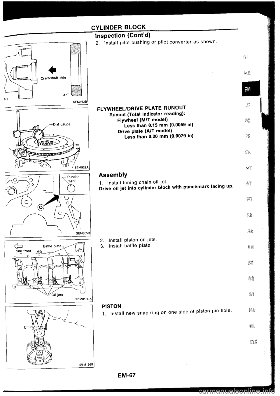 NISSAN SILVIA 1994  Service Repair Manual 