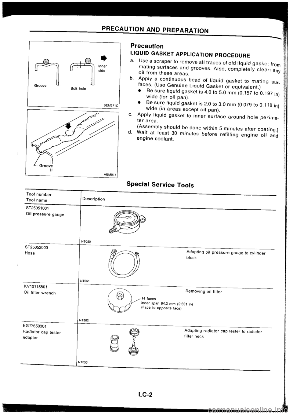 NISSAN SILVIA 1994  Service Repair Manual 