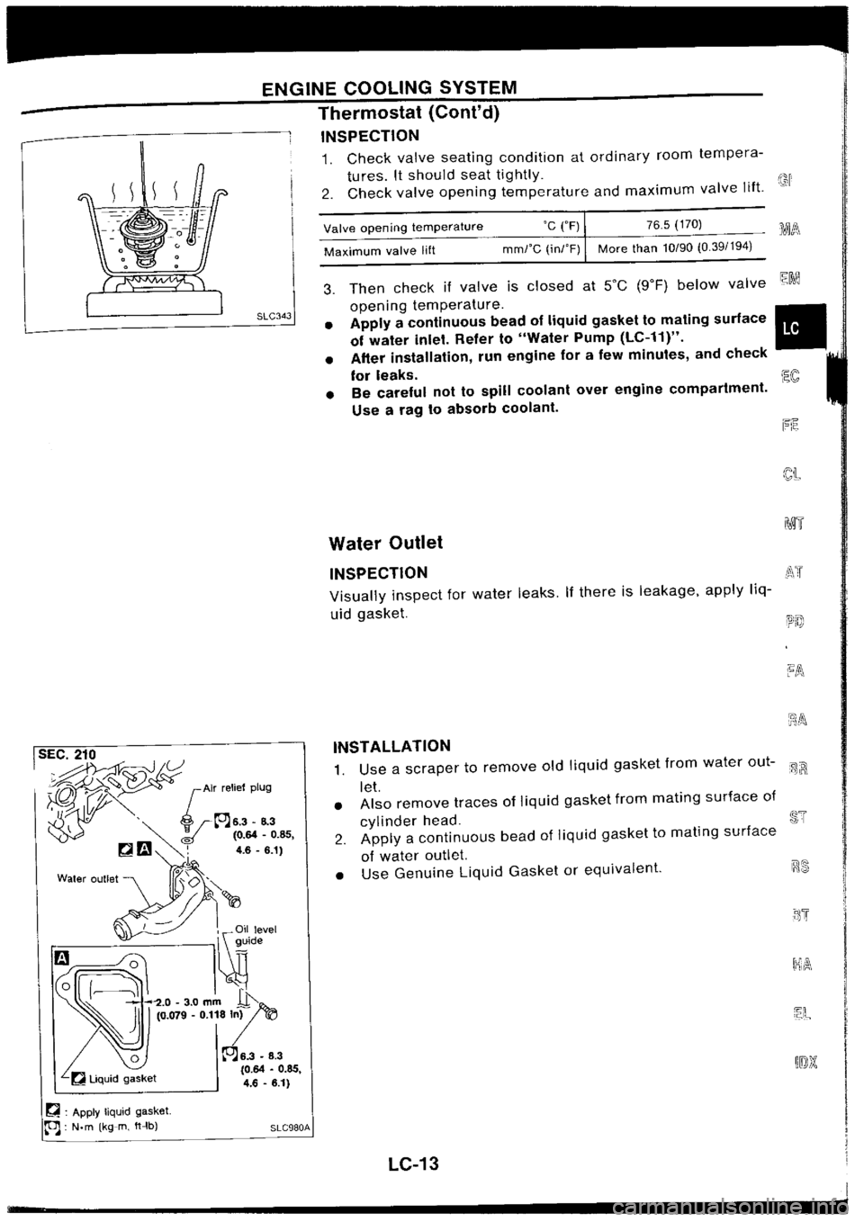 NISSAN SILVIA 1994 Service Repair Manual NISSAN SILVIA 1994 Service Repair Manual