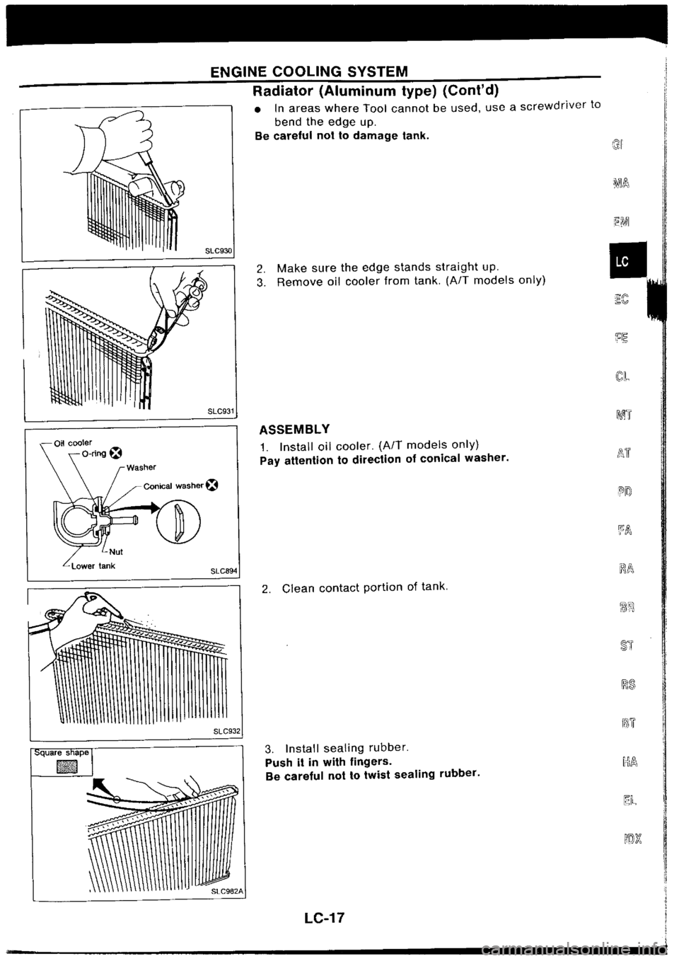 NISSAN SILVIA 1994  Service Repair Manual 