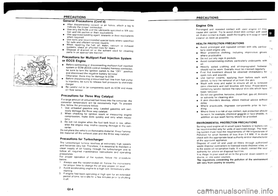 NISSAN SILVIA 1994  Service Repair Manual 