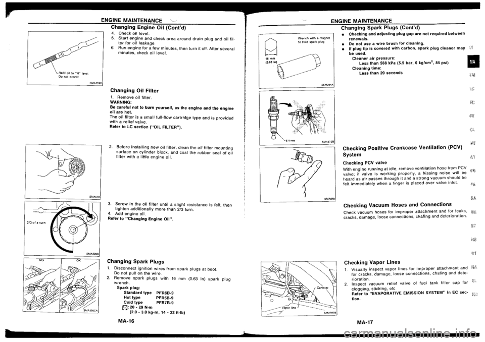 NISSAN SILVIA 1994 Service Owners Manual NISSAN SILVIA 1994 Service Owners Manual