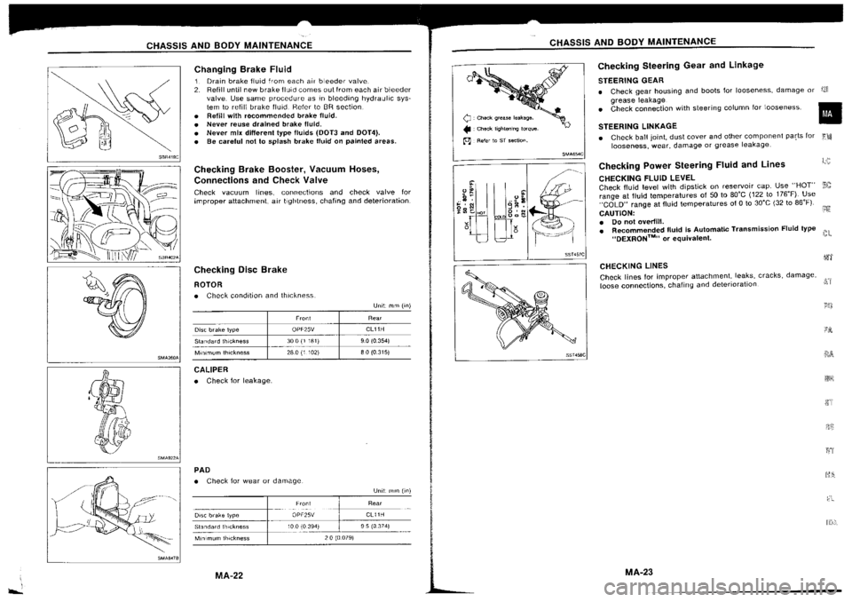 NISSAN SILVIA 1994 Service Owners Manual NISSAN SILVIA 1994 Service Owners Manual