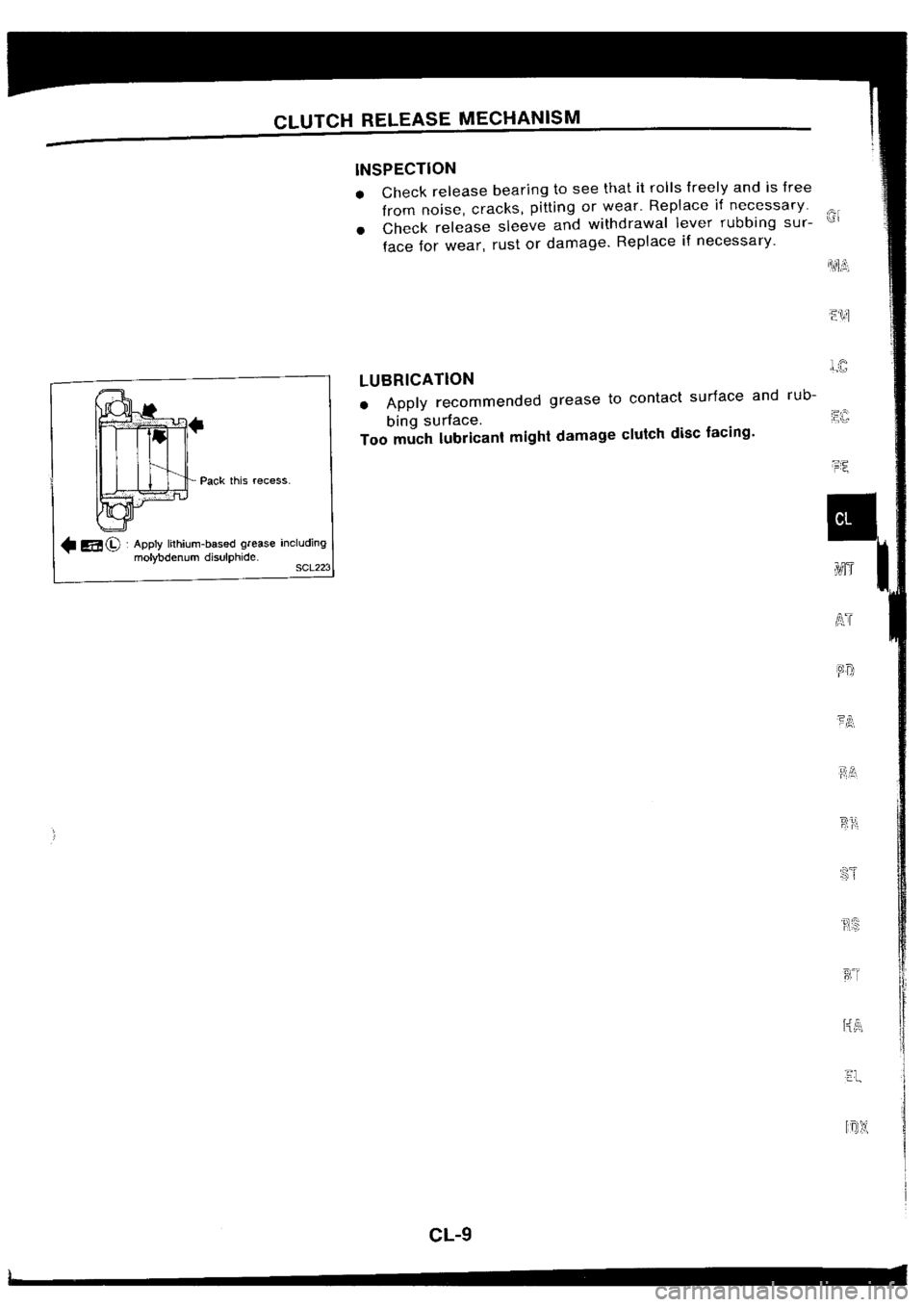 NISSAN SILVIA 1994  Service Repair Manual 