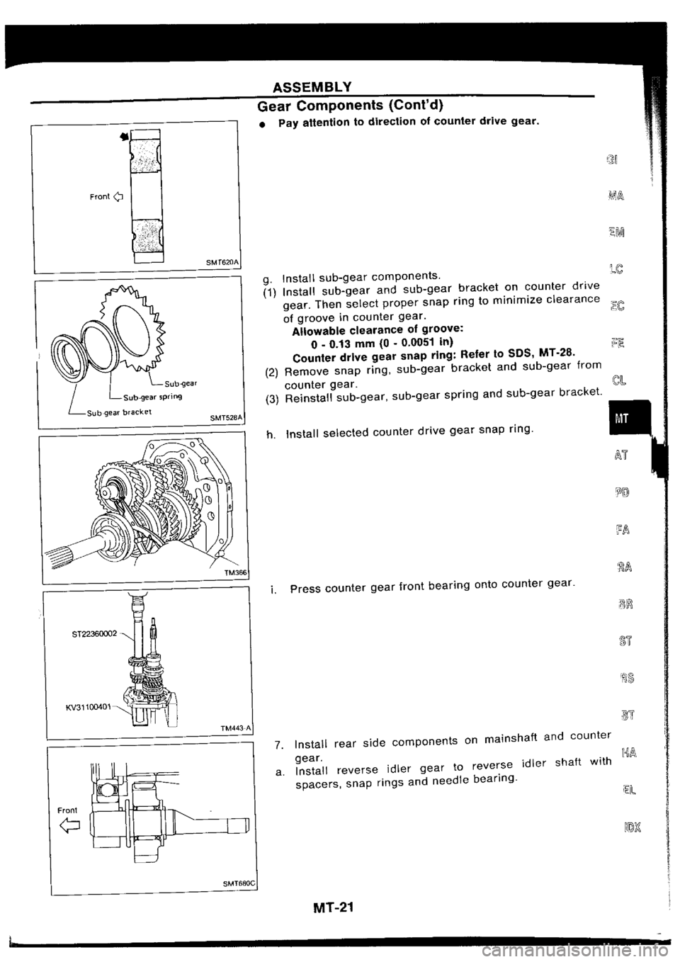 NISSAN SILVIA 1994  Service Repair Manual 