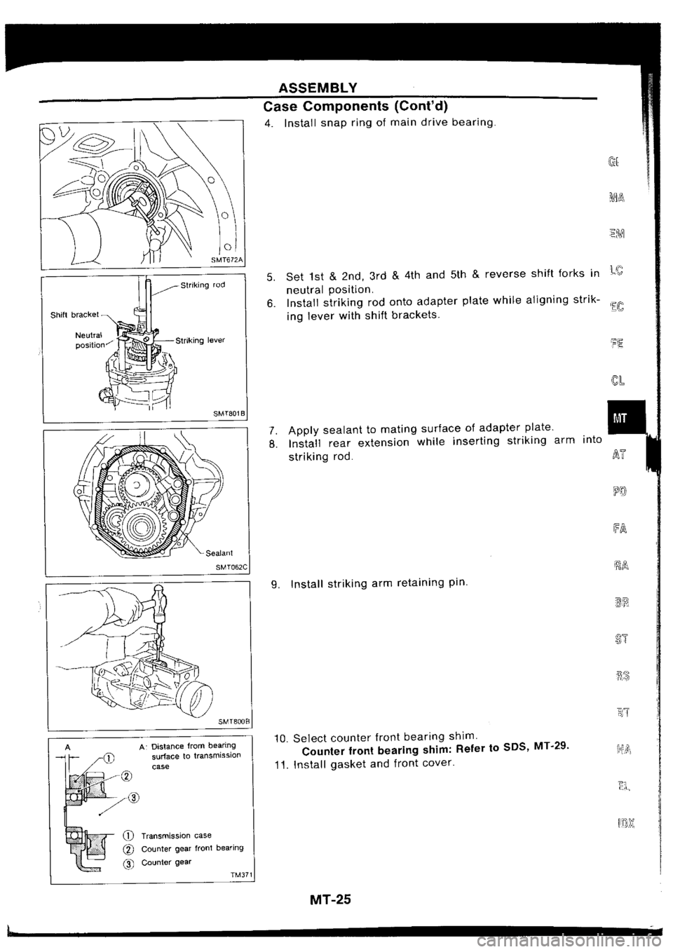 NISSAN SILVIA 1994  Service Repair Manual 