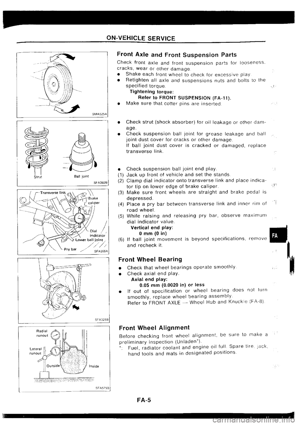 NISSAN SILVIA 1994  Service Repair Manual 