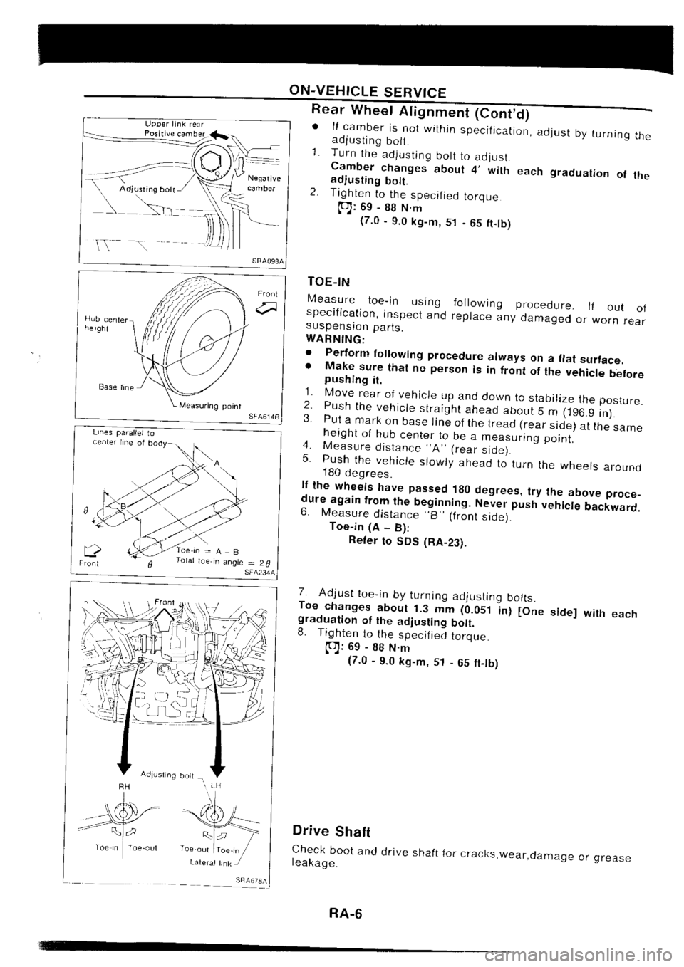 NISSAN SILVIA 1994 Service Repair Manual NISSAN SILVIA 1994 Service Repair Manual