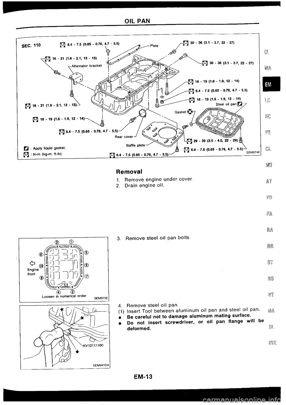 NISSAN SILVIA 1994 Service Service Manual NISSAN SILVIA 1994 Service Service Manual
