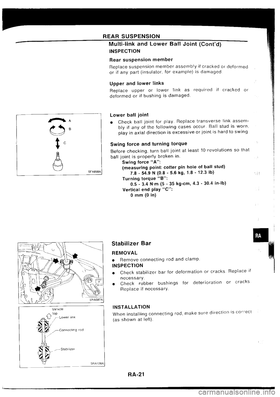 NISSAN SILVIA 1994 Service Repair Manual NISSAN SILVIA 1994 Service Repair Manual