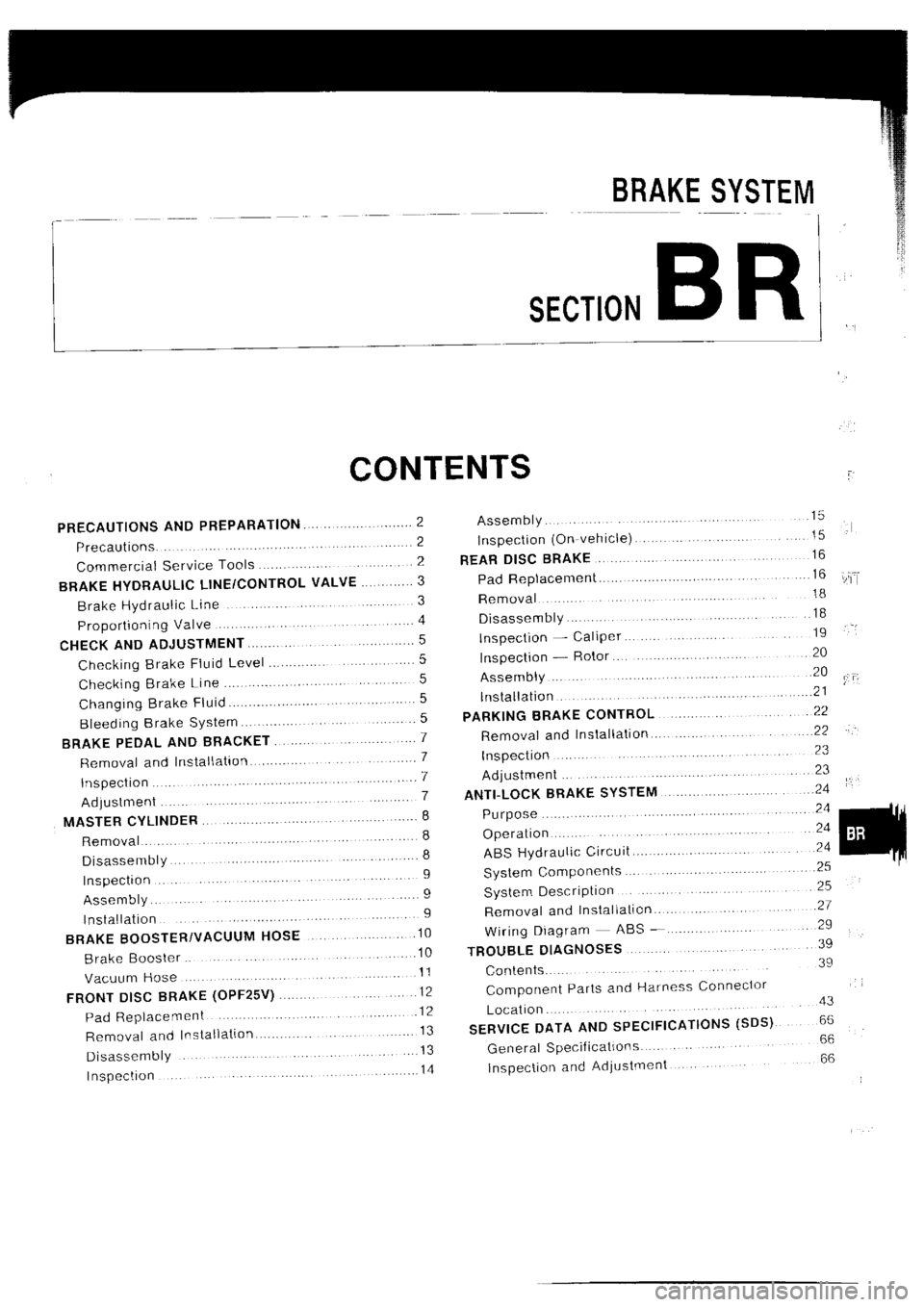 NISSAN SILVIA 1994 Service Repair Manual NISSAN SILVIA 1994 Service Repair Manual