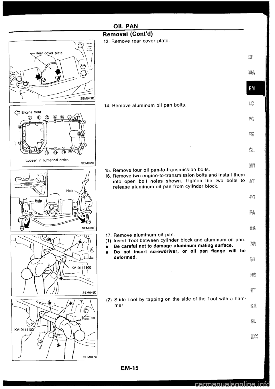 NISSAN SILVIA 1994 Service Service Manual NISSAN SILVIA 1994 Service Service Manual