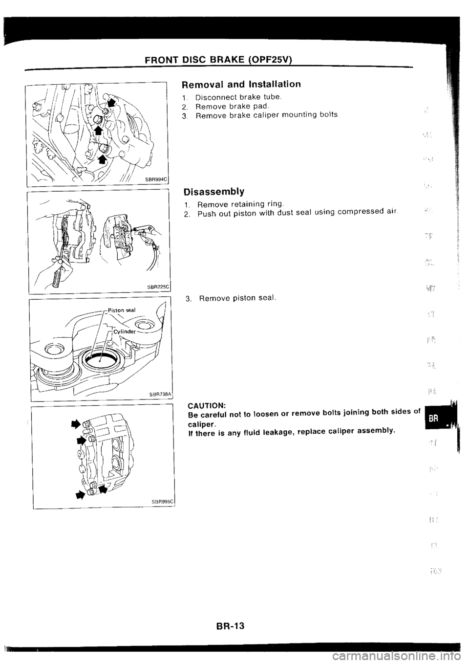 NISSAN SILVIA 1994  Service Repair Manual 