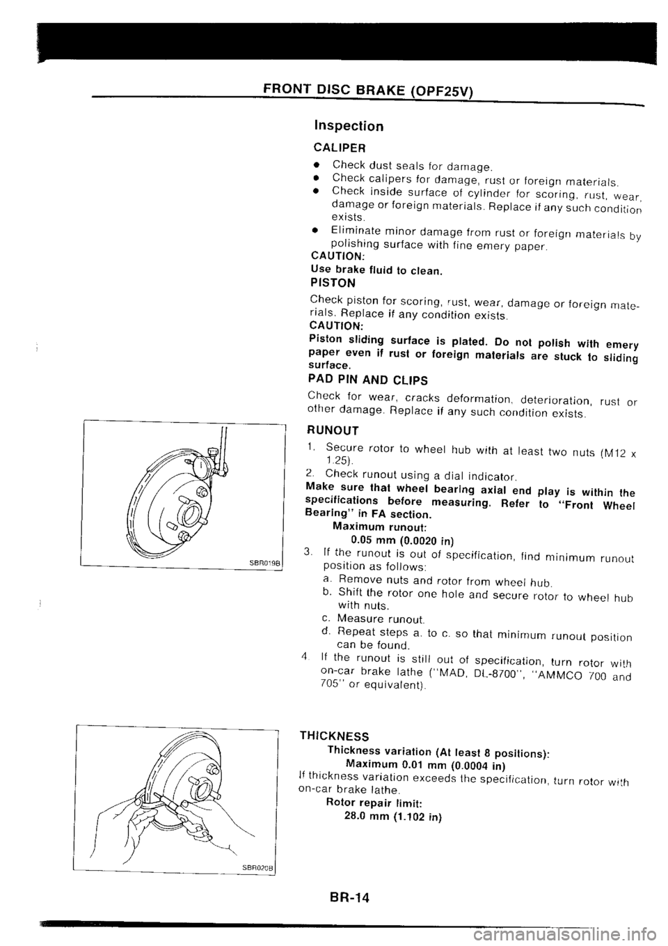 NISSAN SILVIA 1994  Service Repair Manual 