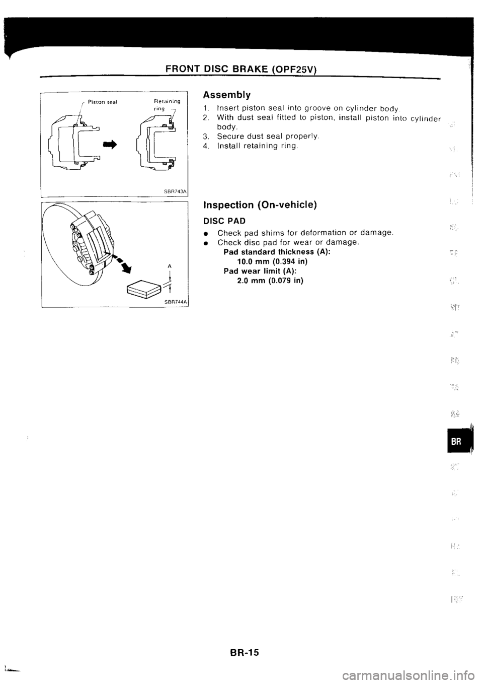 NISSAN SILVIA 1994  Service Repair Manual 