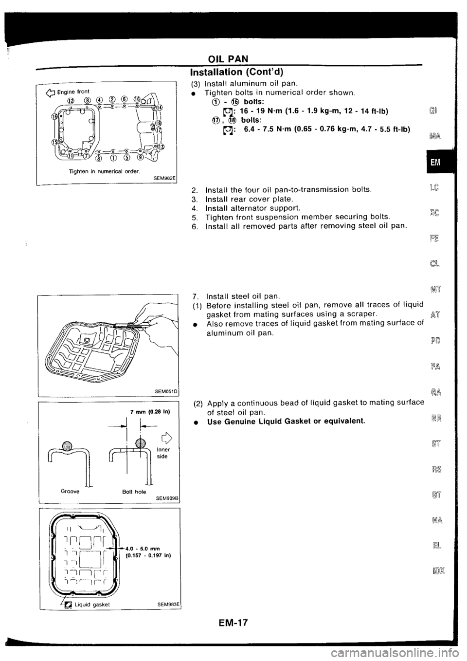 NISSAN SILVIA 1994  Service Workshop Manual 