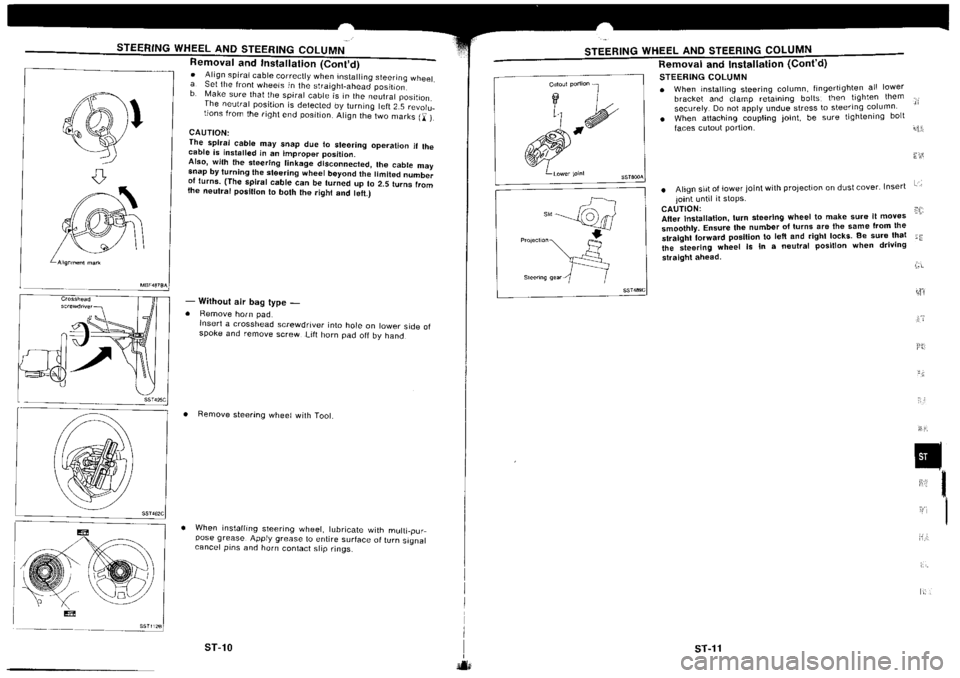 NISSAN SILVIA 1994  Service Repair Manual 