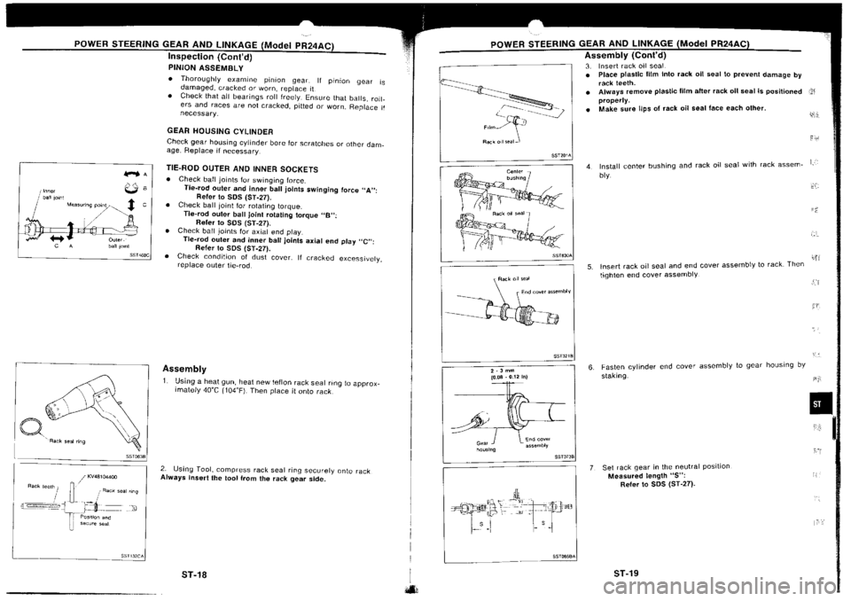 NISSAN SILVIA 1994  Service Repair Manual 