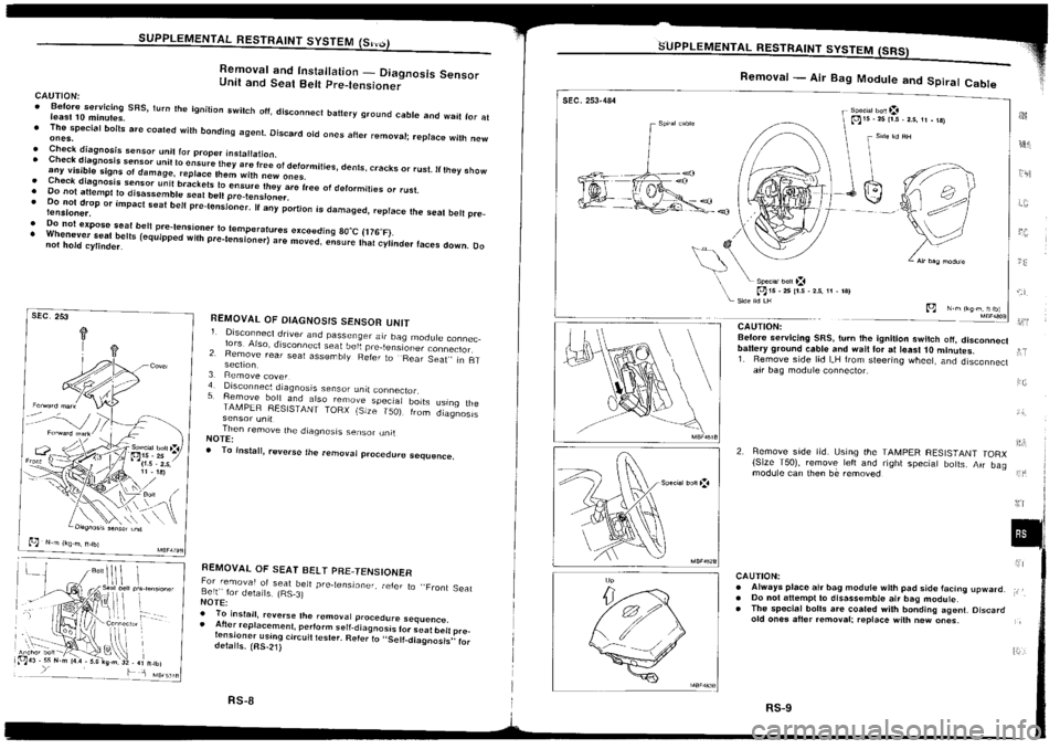 NISSAN SILVIA 1994 Service Repair Manual NISSAN SILVIA 1994 Service Repair Manual