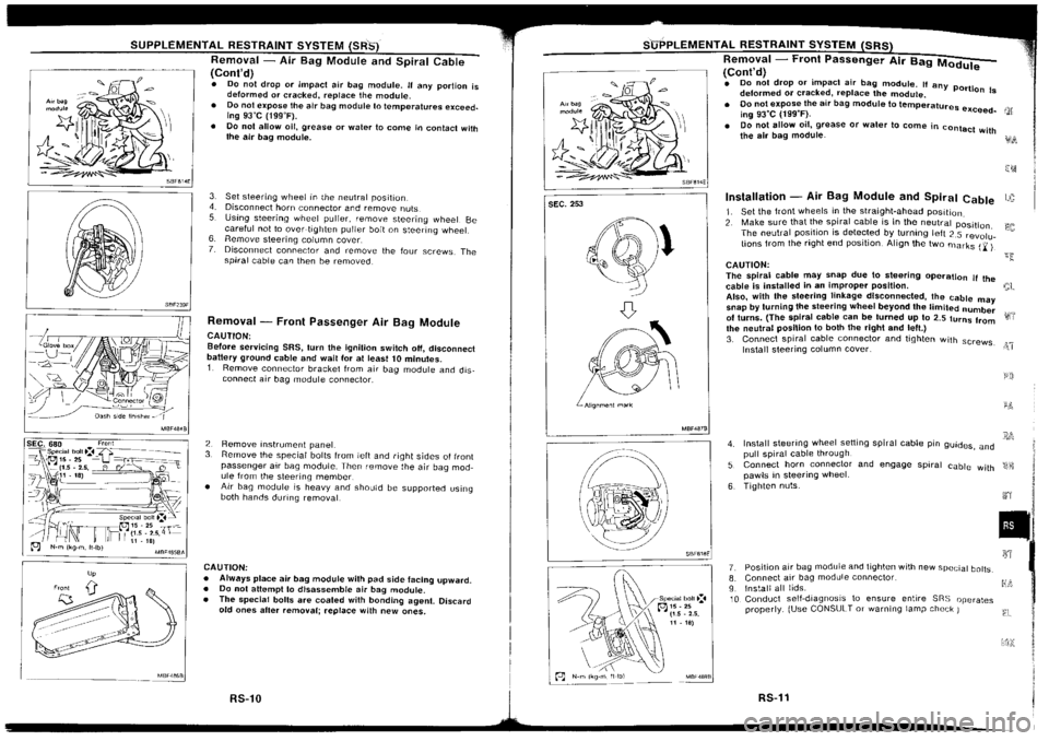 NISSAN SILVIA 1994 Service Repair Manual NISSAN SILVIA 1994 Service Repair Manual