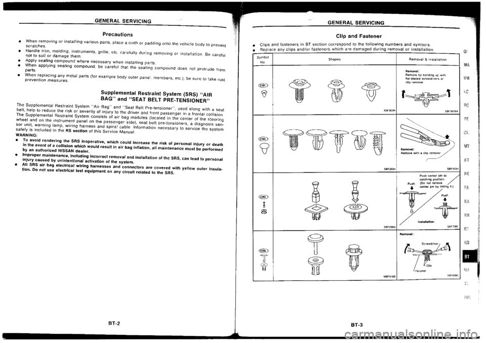 NISSAN SILVIA 1994 Service Repair Manual NISSAN SILVIA 1994 Service Repair Manual